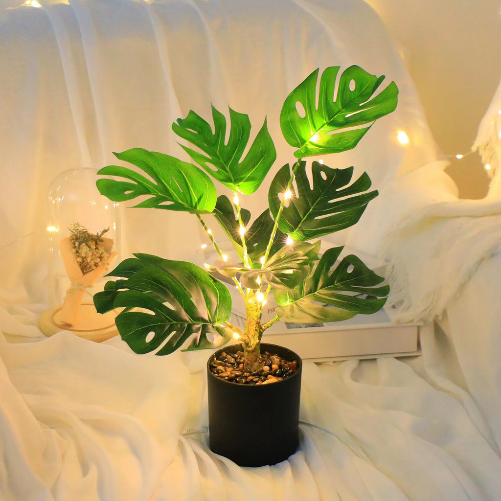 Simulation Plant LED USB Night Lamp