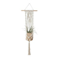 Handwoven Bohemian Plant Hanging Basket Wall Decor